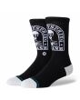 Calcetines Stance Smashed Crew Negros con diseño inspirado en el álbum Smash de The Offspring