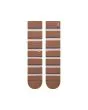 Calcetines Stance Strata marrones con rayas Unisex frontal