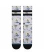Calcetines Stance Surfing Monkey Crew Grises Unisex frontal