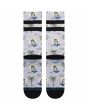 Calcetines Stance Surfing Monkey Crew Grises Unisex posterior