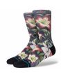 Calcetines Stance Variegate Crew en negro floral Unisex