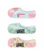 Calcetines invisibles Vans All Around Canoodles para mujer Multicolor