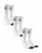 Calcetines Volcom Full Stone Blancos para hombre Pack 3 pares