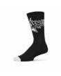 Calcetín negro Volcom V Entertainment Temple Teal para hombre izquierda