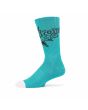 Calcetín turquesa Volcom V Entertainment Temple Teal para hombre izquierda