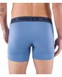 Hombre con Calzoncillos Hurley Supersoft Boxer Medium Blue Azul Celeste posterior