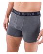 Hombre con Calzoncillos Hurley Supersoft Boxer Medium Blue Grises 