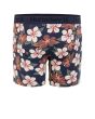 Calzoncillos Hurley Supersoft Printed Boxer Azul Marino Floral para hombre posterior