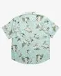 Camisa de manga corta Billabong Kamea Verde Menta para hombre posterior