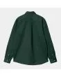 Camisa de manga larga Carhartt WIP Madison Shirt Discovery Green-Wax para hombre posterior