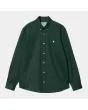Camisa de manga larga Carhartt WIP Madison Shirt Discovery Green-Wax para hombre