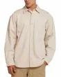 Hombre con Camisa de manga larga Deus Ex Machina Frizell Twill Shirt Blanca