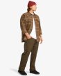 Hombre con Camisa de franela Billabong Offshore Jacquard Flannel Marrón ajuste