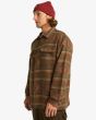 Hombre con Camisa de franela Billabong Offshore Jacquard Flannel Marrón lateral