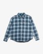 Camisa de franela Deus Ex Machina Vacay Check Azul para hombre