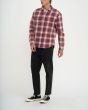 Hombre con Camisa de franela Deus Ex Machina Vacay Check Roja