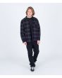 Hombre con camisa de franela Portland Sherpa Lined Flannel Negra ajuste