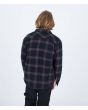 Hombre con camisa de franela Portland Sherpa Lined Flannel Negra posterior