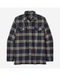 Camisa de franela Patagonia Organic Cotton Midweight Fjord New Navy para hombre