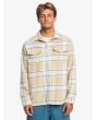 Hombre con Camisa de franela Quiksilver Fierce Volcano Pale Khaki