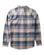 Camisa de franela Vissla Central Coast LS a cuadros azul para hombre posterior