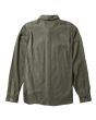 Camisa de franela Vissla Shaver Flannel verde para hombre posterior
