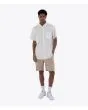 Hombre con Camisa de manga corta Hurley Icon Stretch Blanca ajuste relajado