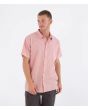 Hombre con Camisa de manga corta Hurley Woven Low Tide Beach Clay rosa