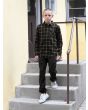 Niño con Camisa de manga larga Volcom Caden Plaid negra 