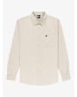Camisa de pana con manga larga Quiksilver Smoke Trail Cord Moonstruck para hombre