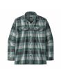 Camisa de franela Patagonia Men's Organic Cotton Midweight Fjord Flannel Shirt Guides Nouveau Green para hombre