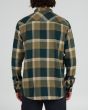 Hombre con Camisa de franela Salty Crew Dawn Patrol Fannel Spruce posterior