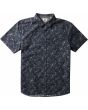 Camisa sufera de manga corta Vissla Barrier Eco azul marino para hombre 
