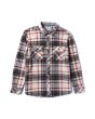 Camisa polar de franela Vissla Eco-Zy LS Polar Flannel en color Dune para hombre