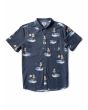 Camisa de manga corta Vissla Tres Palmas Eco Shirt Phantom para hombre