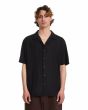 Hombre con camisa relajada de manga corta Volcom Single Stone Negra