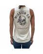 Mujer con Camiseta sin mangas Mission Rose Hell blanca posterior