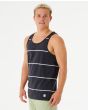Hombre con Camiseta sin mangas Rip Curl Salt Water Culture Rails Negra lateral