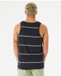 Hombre con Camiseta sin mangas Rip Curl Salt Water Culture Rails Negra posterior
