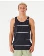 Hombre con Camiseta sin mangas Rip Curl Salt Water Culture Rails Negra 