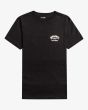Camiseta de manga corta Billabong Arch Dreamy Place Negra para niños de 8 a 16 años