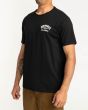 Hombre con Camiseta de manga corta Billabong Arch Dreamy Place Negra lateral