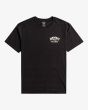 Camiseta de manga corta Billabong Arch Dreamy Place Negra para hombre