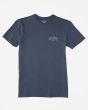Camiseta de manga corta Billabong Arch Fill azul marino para hombre