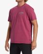 Hombre con camiseta de manga corta Billabong Arch Wash Jam lateral