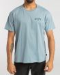 Hombre con camiseta de manga corta Billabong Arch Wave azul celeste