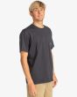 Hombre con Camiseta de manga corta con bolsillo Billabong Stacked Arch Negra derecha