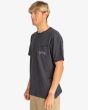 Hombre con Camiseta de manga corta con bolsillo Billabong Stacked Arch Negra izquierda