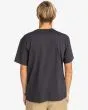 Hombre con Camiseta de manga corta con bolsillo Billabong Stacked Arch Negra espalda