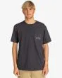 Hombre con Camiseta de manga corta con bolsillo Billabong Stacked Arch Negra 